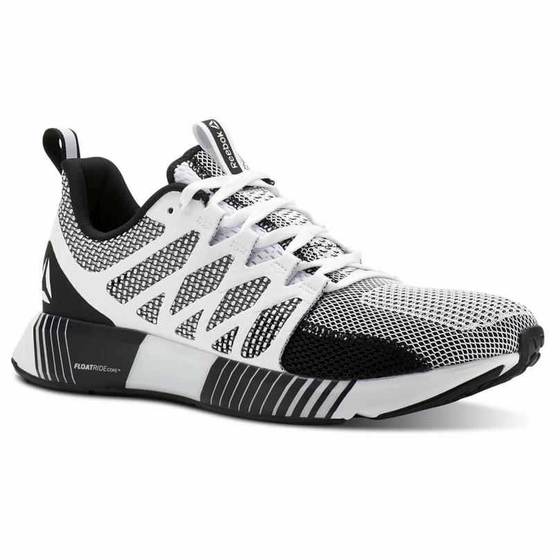 Reebok Fusion Flexweave Cage Bežecké Tenisky Panske - Biele/Čierne/Siva JO5924LQ